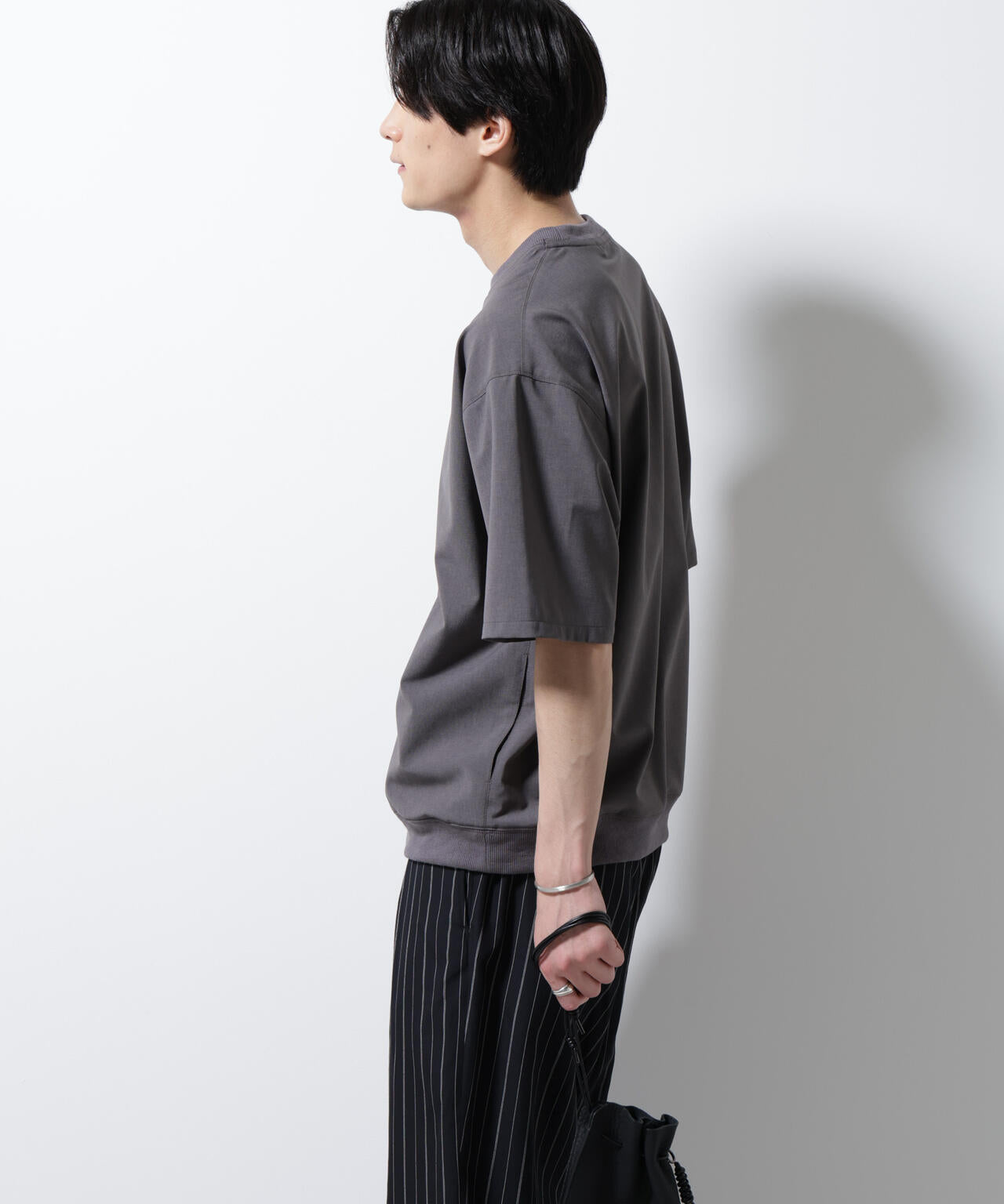 エアリーストレッチ布帛Tシャツ 6685221206