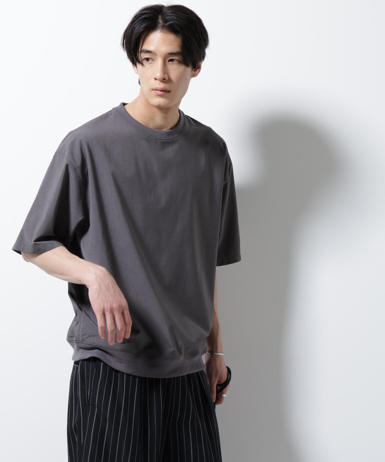 エアリーストレッチ布帛Tシャツ 6685221206