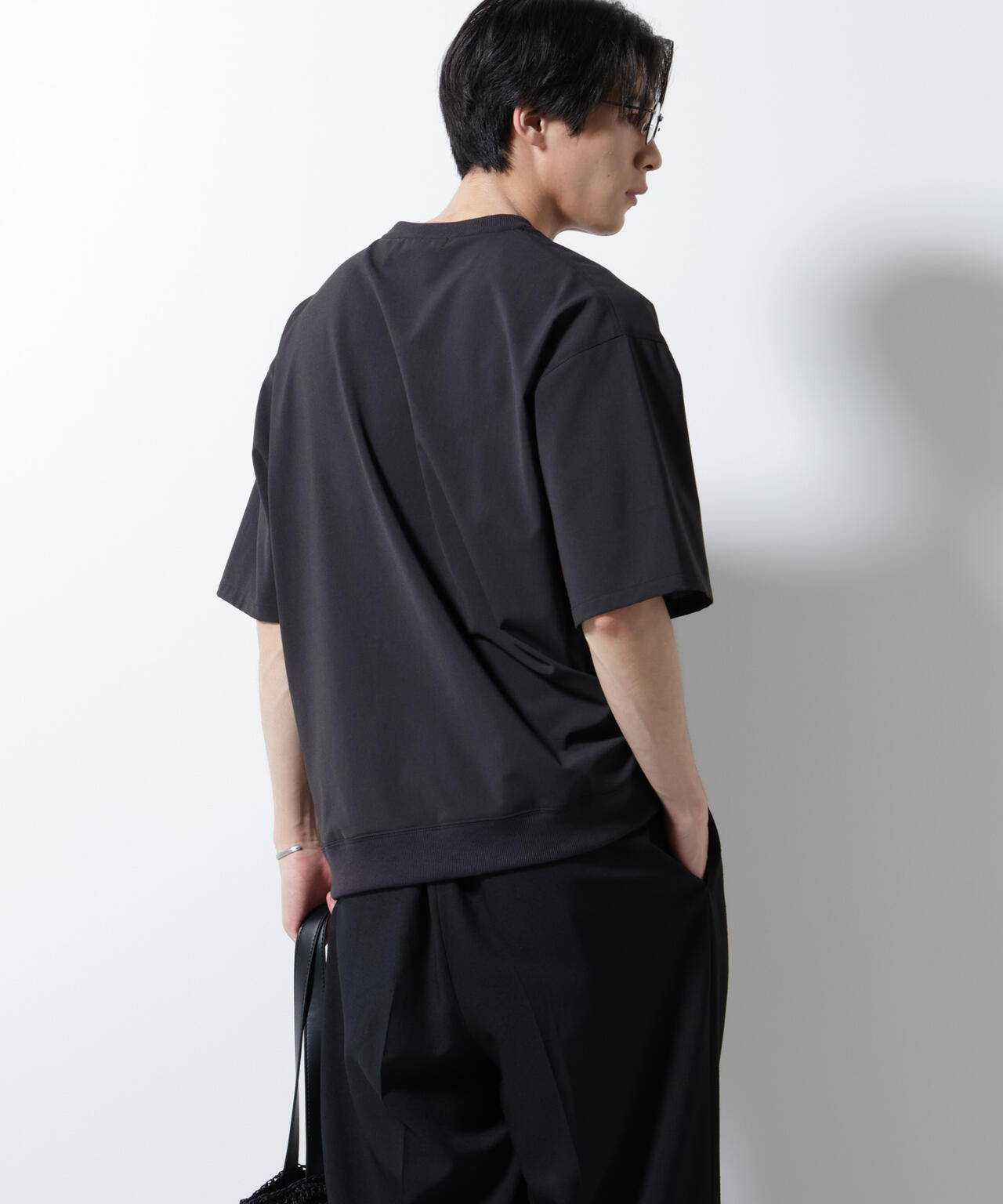 エアリーストレッチ布帛Tシャツ 6685221206