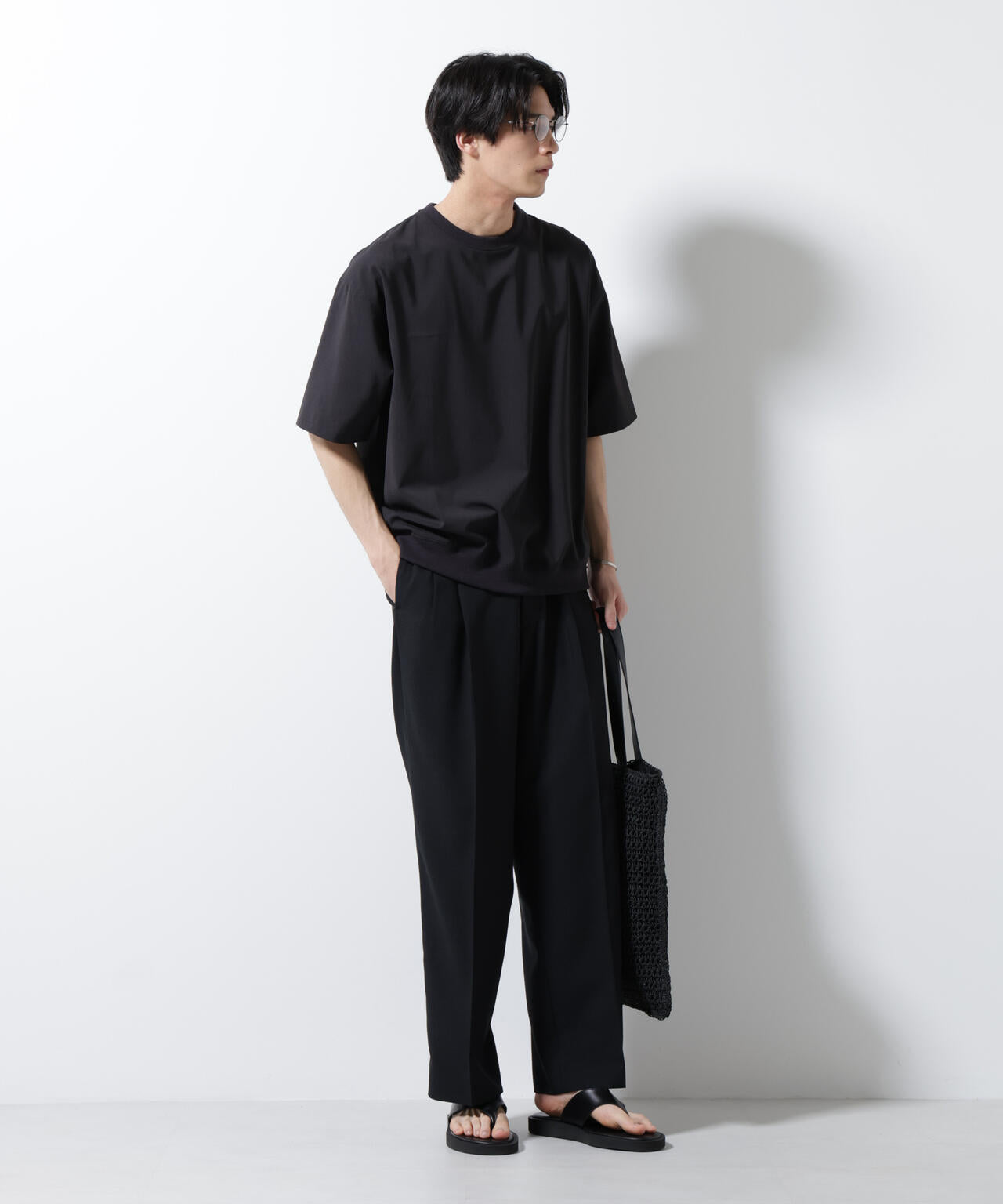 エアリーストレッチ布帛Tシャツ 6685221206