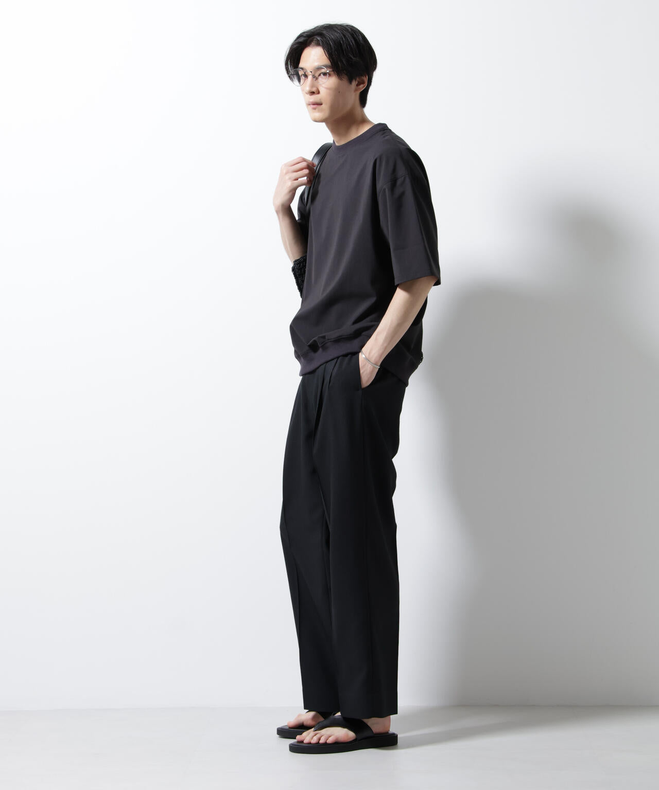 エアリーストレッチ布帛Tシャツ 6685221206