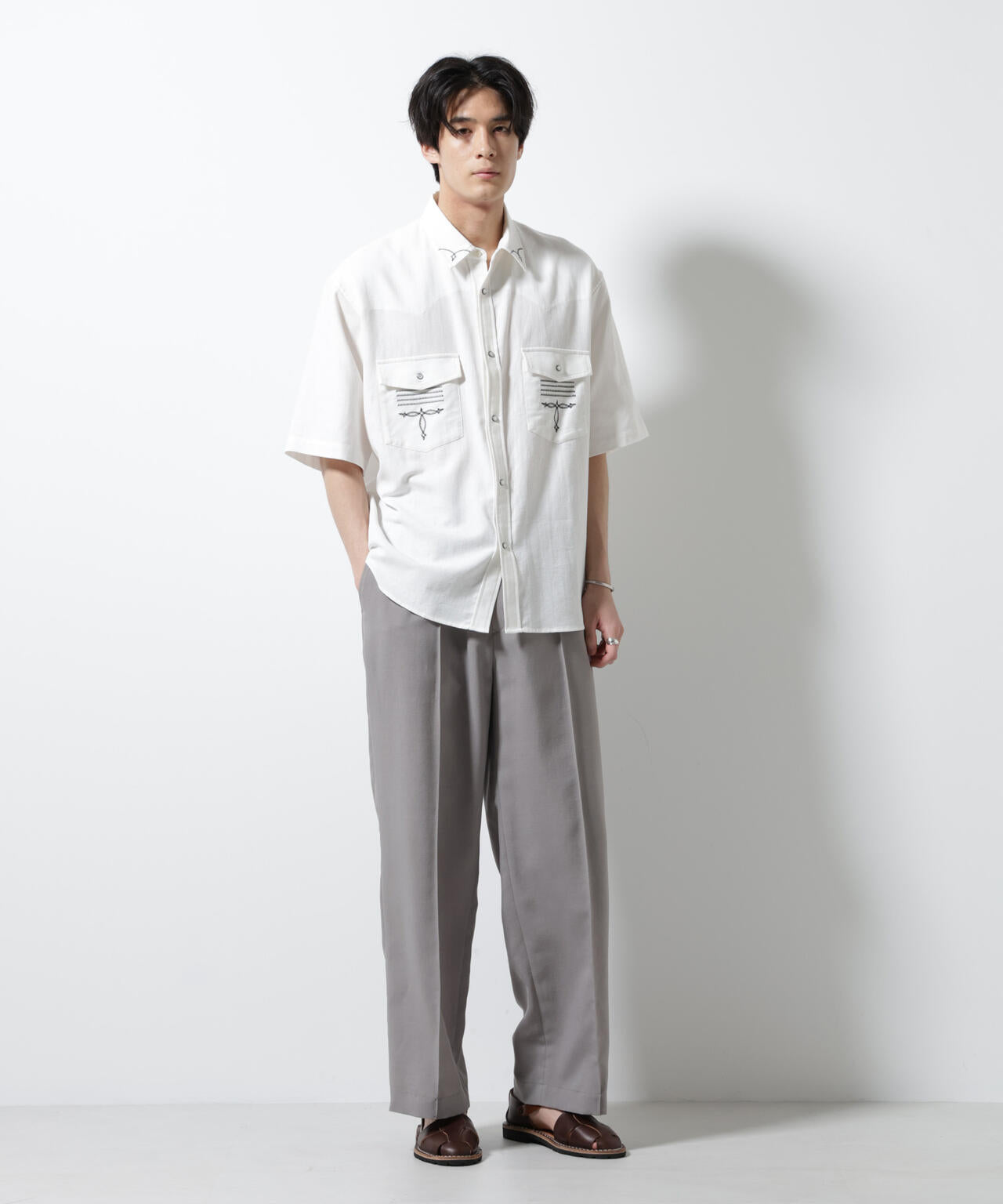 エンブロイダリー ウェスタンシャツ 6685221208