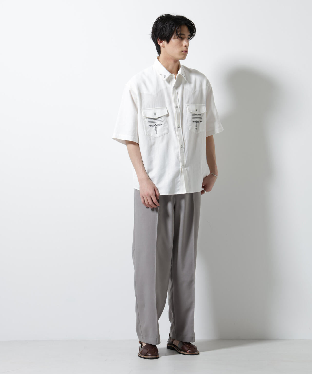 エンブロイダリー ウェスタンシャツ 6685221208