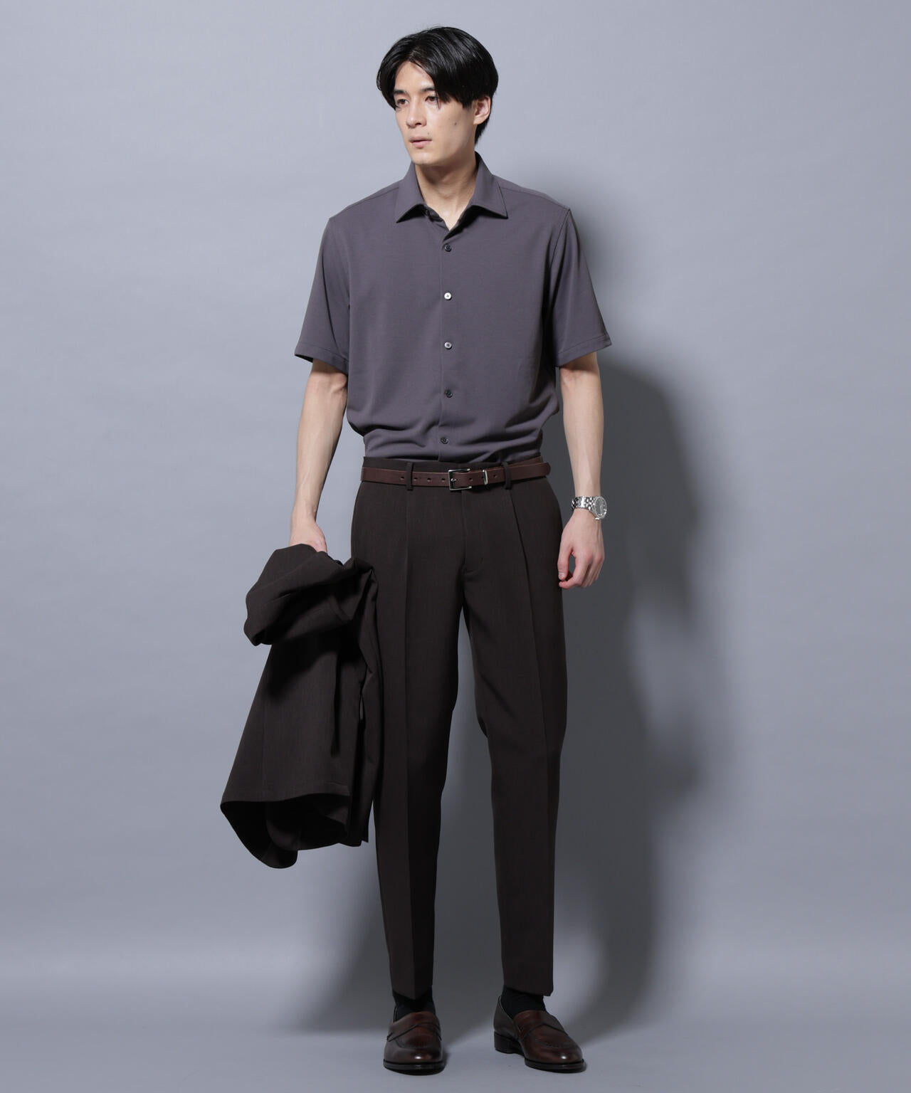 「N SHIRTS」 AERO FREEZE 鹿の子シャツ 6685221209