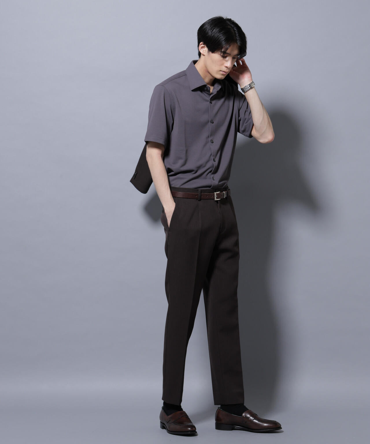 「N SHIRTS」 AERO FREEZE 鹿の子シャツ 6685221209