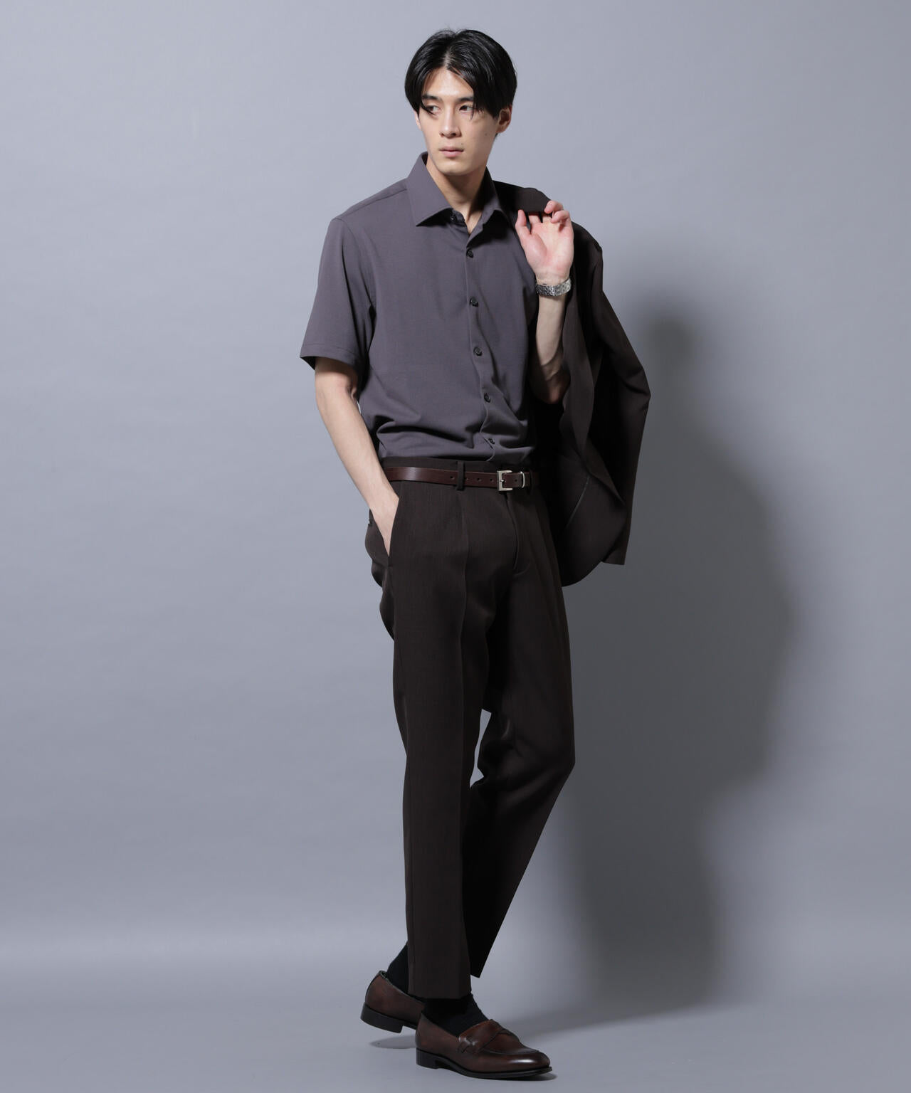「N SHIRTS」 AERO FREEZE 鹿の子シャツ 6685221209