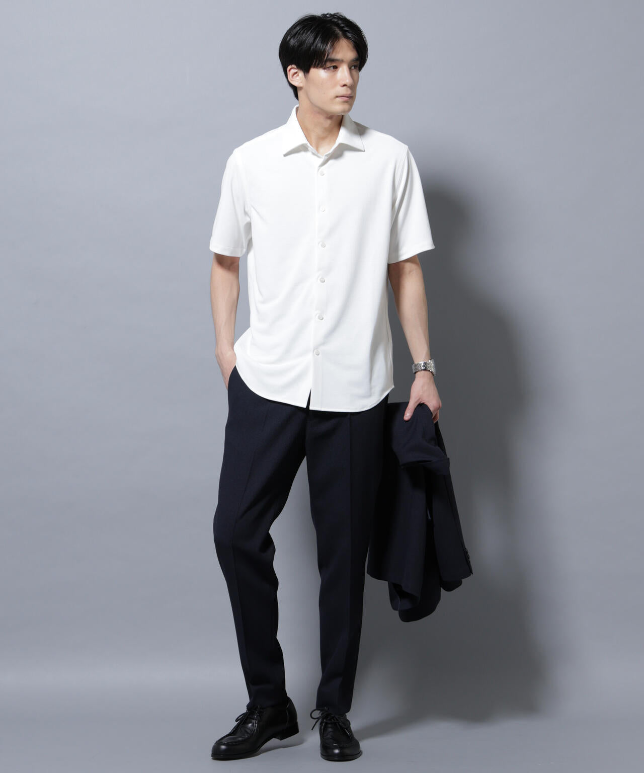 「N SHIRTS」 AERO FREEZE 鹿の子シャツ 6685221209