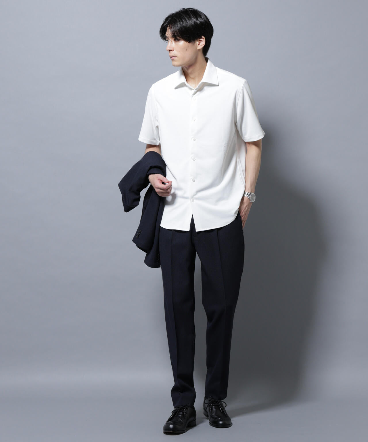 「N SHIRTS」 AERO FREEZE 鹿の子シャツ 6685221209