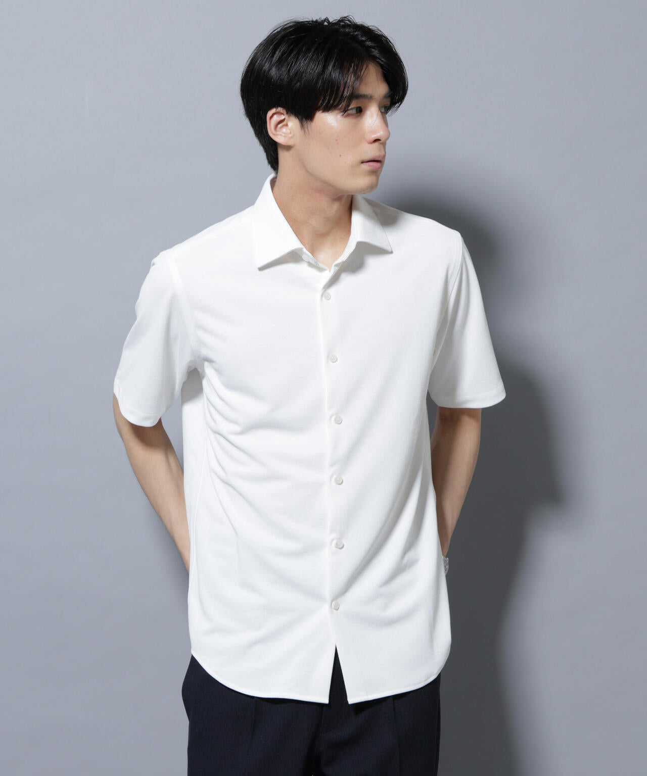 「N SHIRTS」 AERO FREEZE 鹿の子シャツ 6685221209