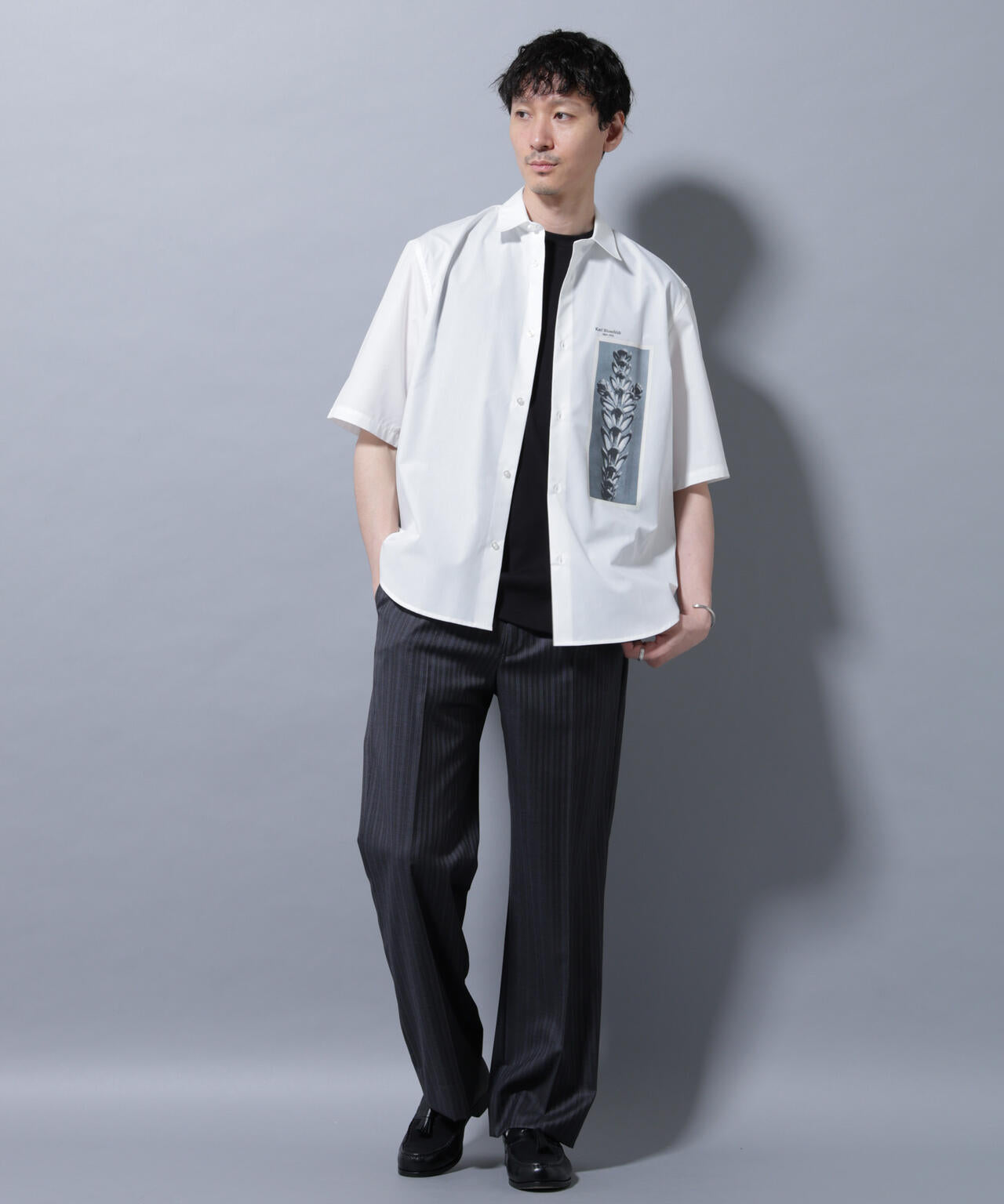 「着るアート」karl blossfeldt 半袖シャツ3 6685221212