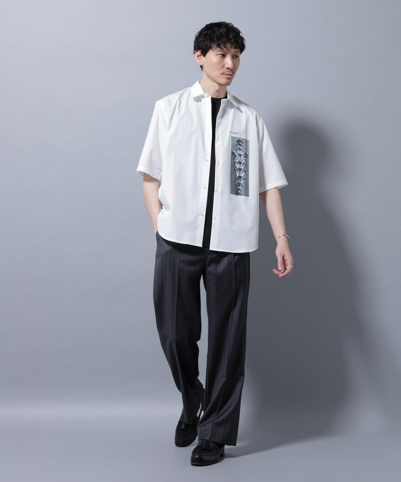 「着るアート」karl blossfeldt 半袖シャツ3 6685221212