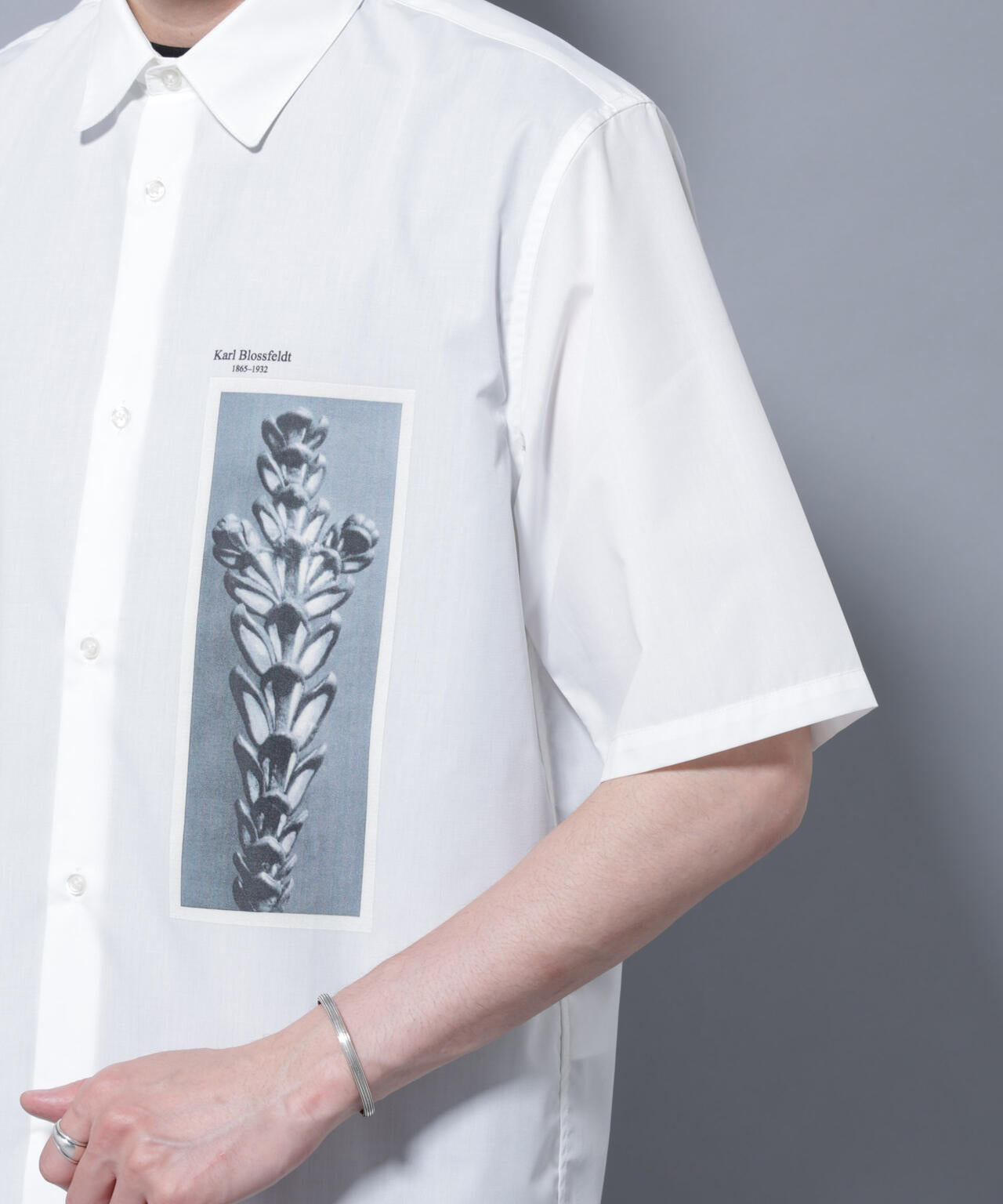 「着るアート」karl blossfeldt 半袖シャツ3 6685221212