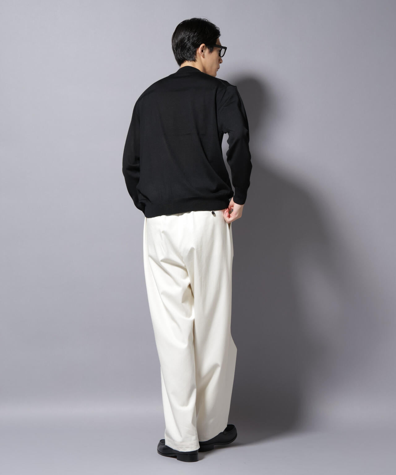 「毛玉レスニット」ファインゲージモックネック 6685222203