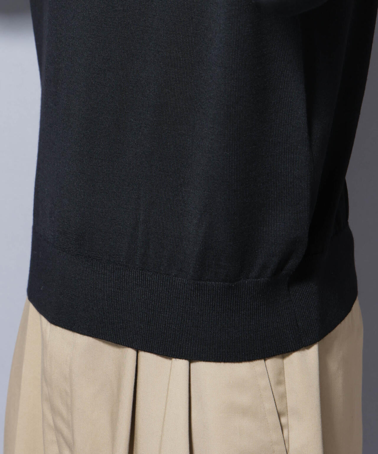 「毛玉レスニット」ファインゲージタートルネック 6685222204