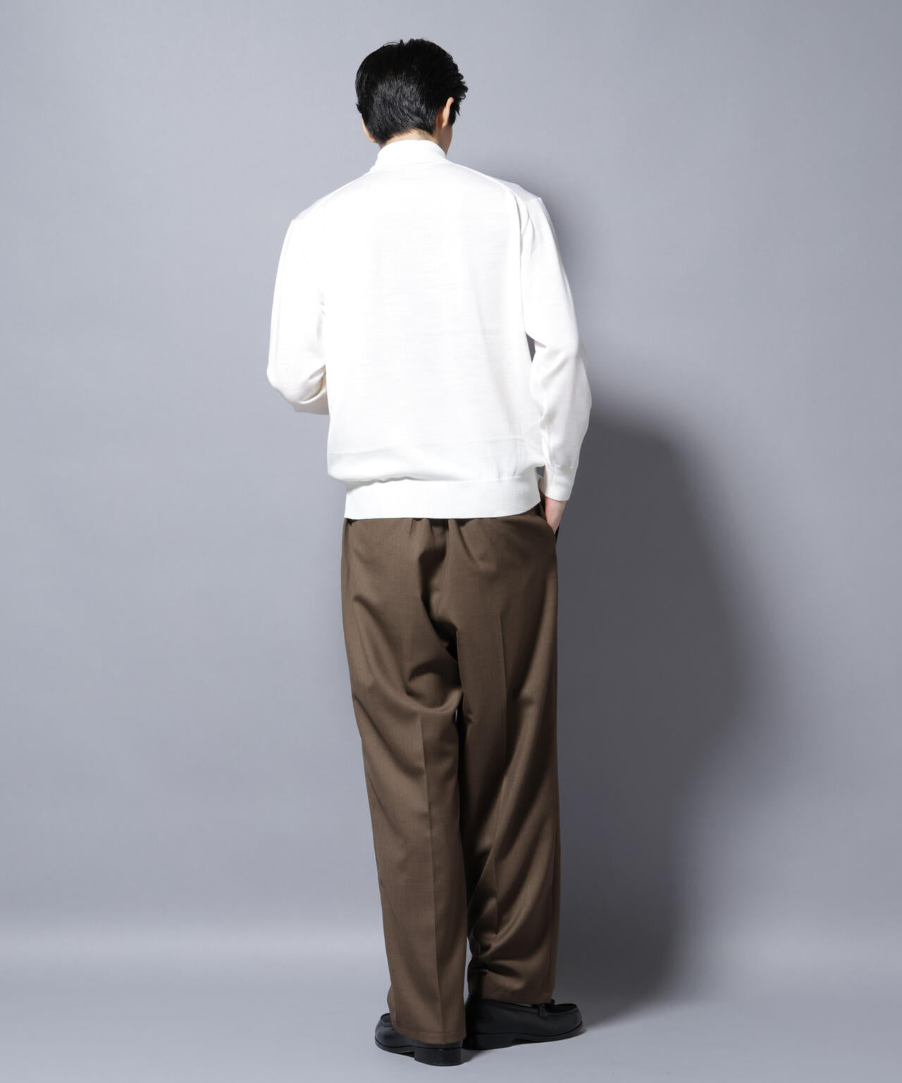 「毛玉レスニット」ファインゲージタートルネック 6685222204