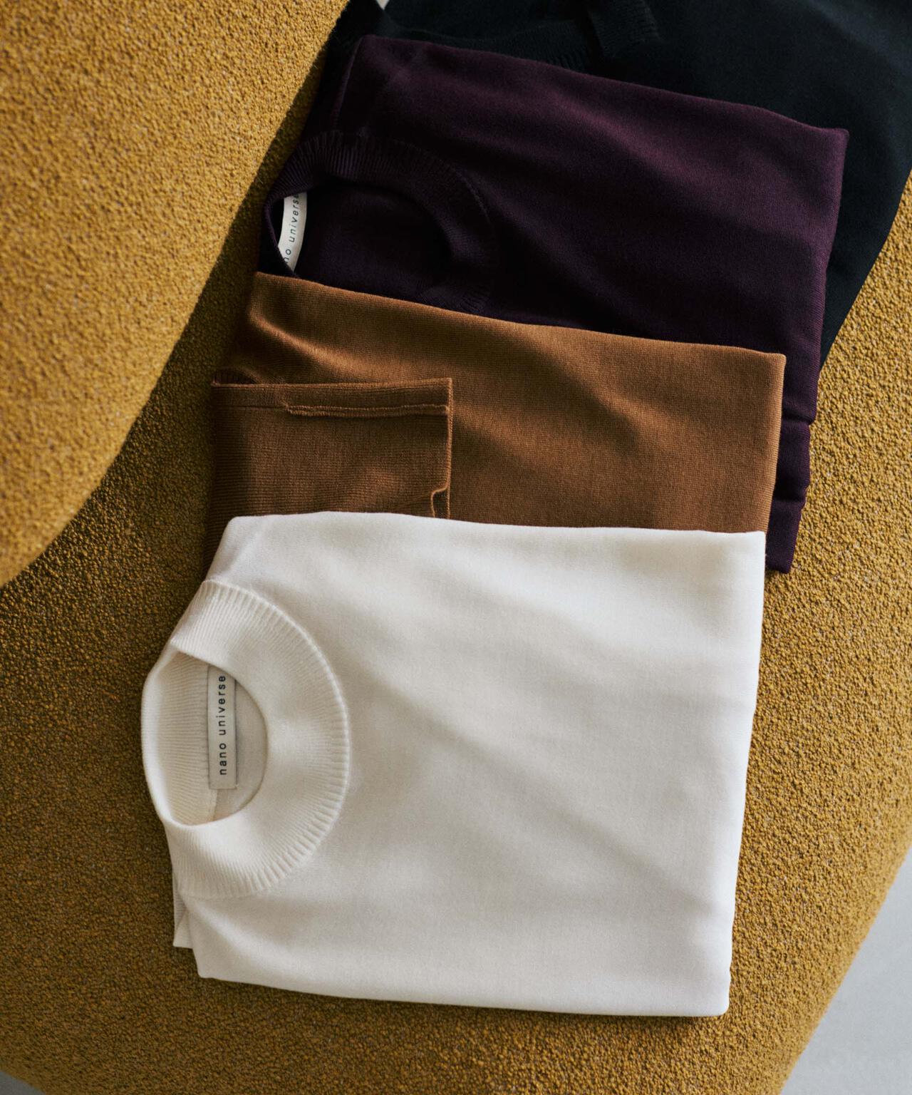 「毛玉レスニット」ファインゲージタートルネック 6685222204