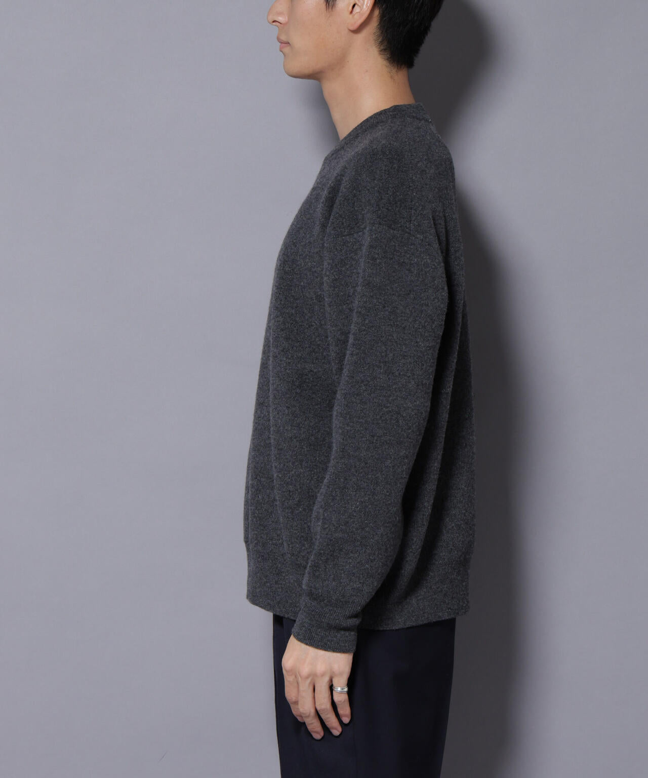 ウールカシミヤクルーネックプルオーバー 6685222205