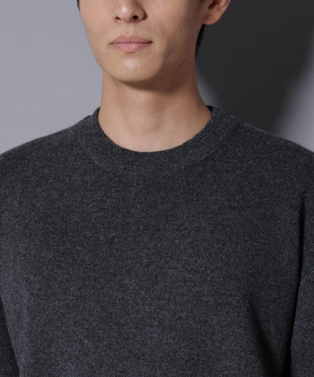 ウールカシミヤクルーネックプルオーバー 6685222205