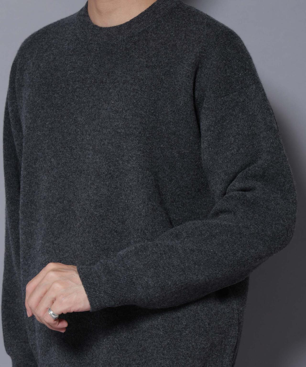 ウールカシミヤクルーネックプルオーバー 6685222205