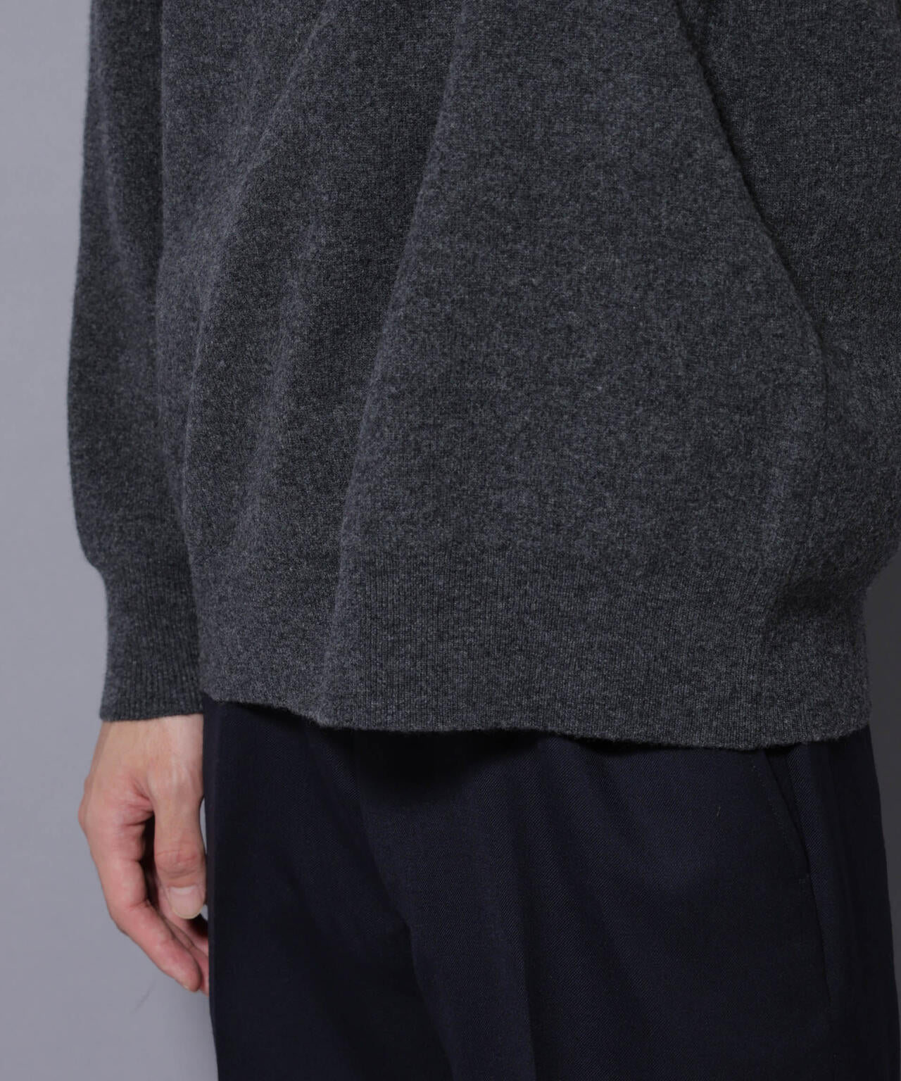 ウールカシミヤクルーネックプルオーバー 6685222205
