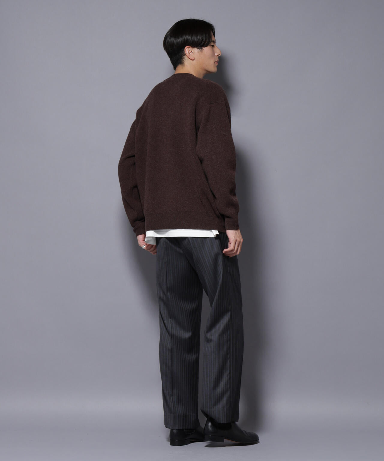 ウールカシミヤクルーネックプルオーバー 6685222205