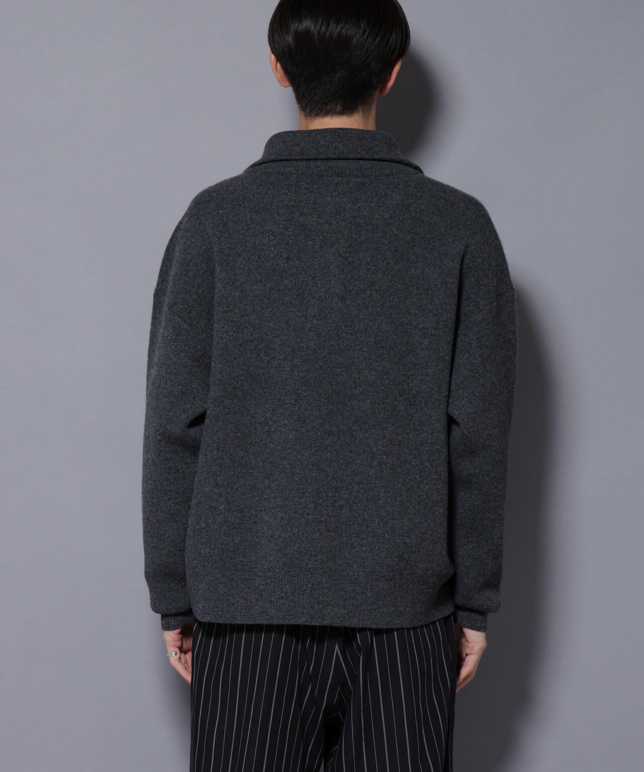 ウールカシミヤドライバーズニット 6685222206