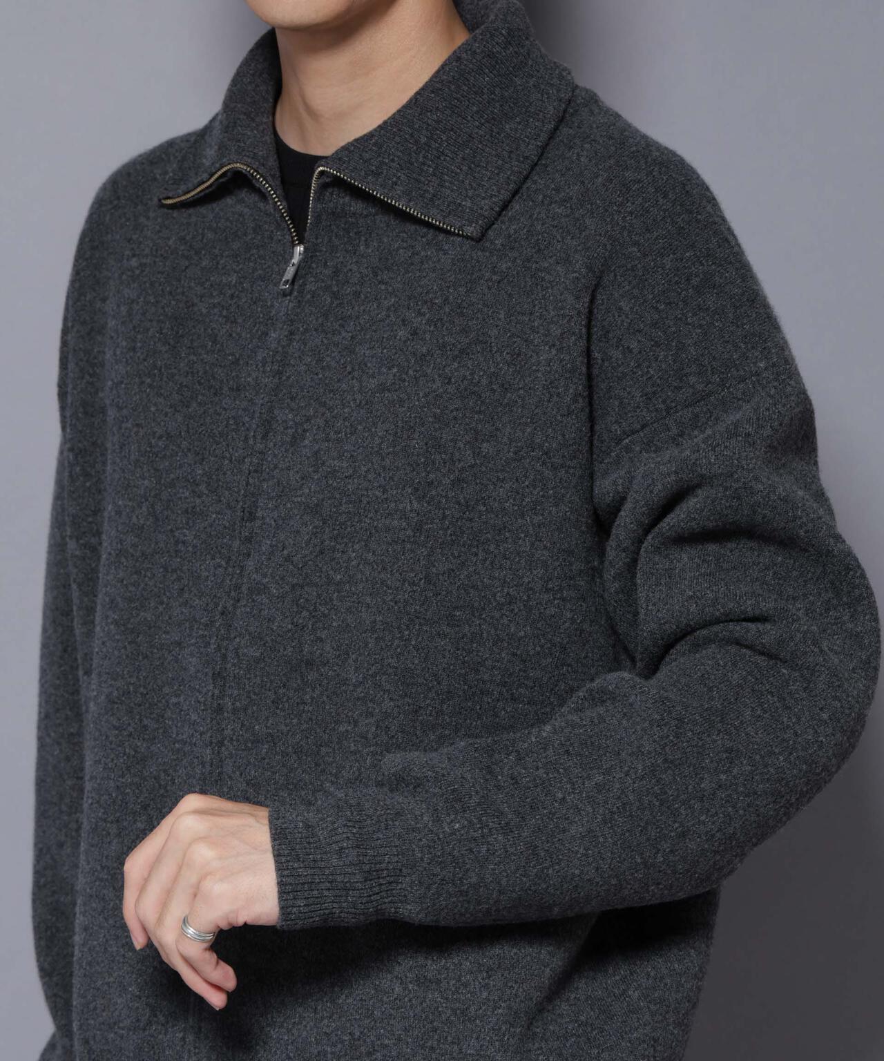 ウールカシミヤドライバーズニット 6685222206