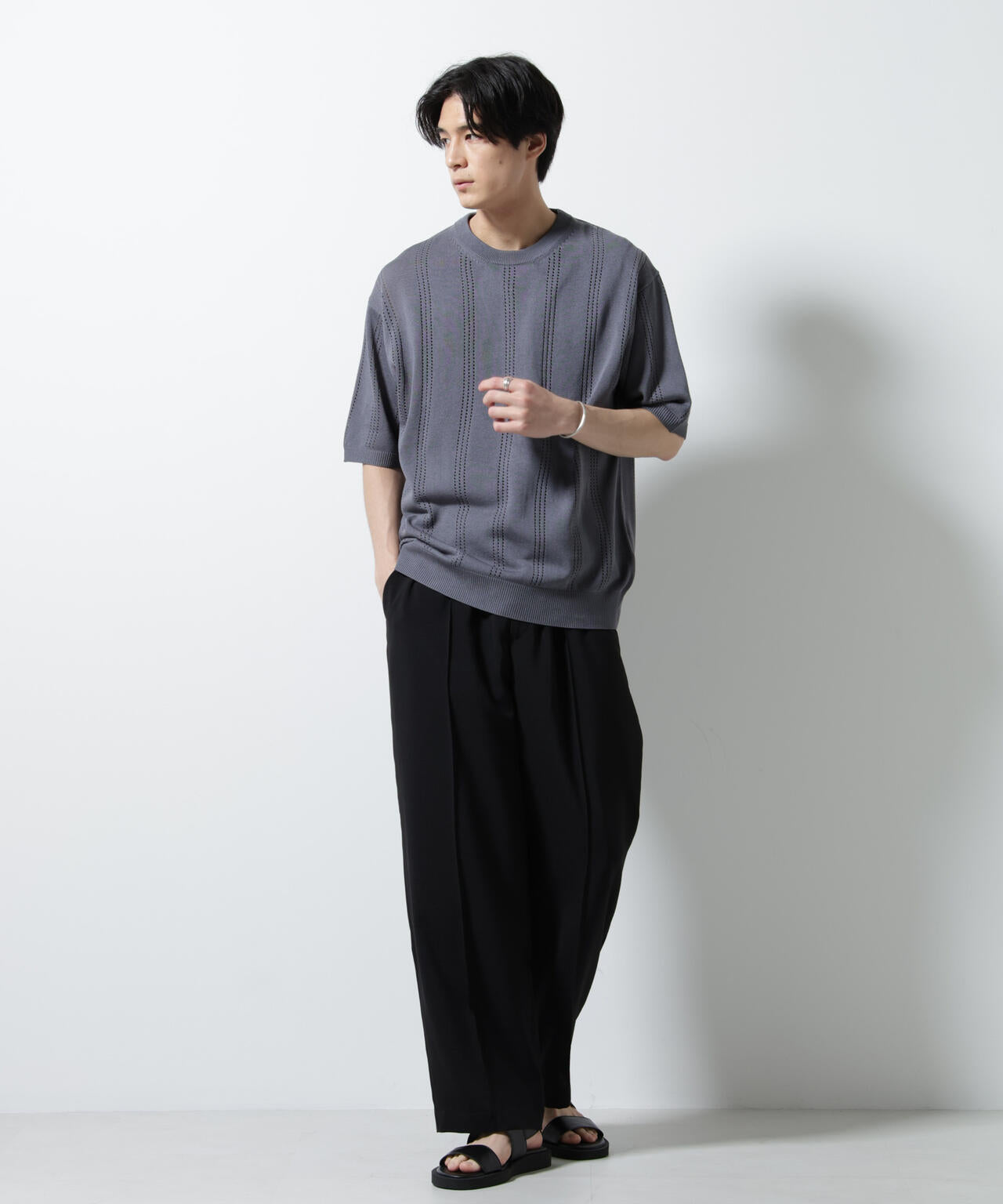 アイレットニット 半袖 6685222209