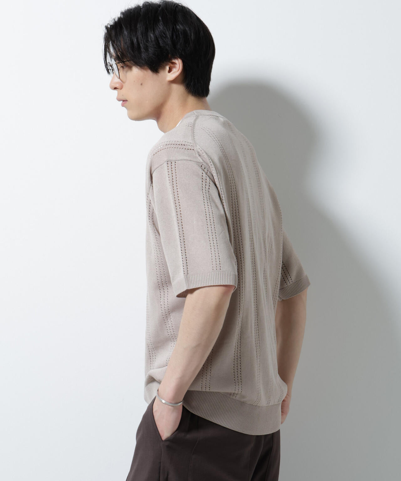 アイレットニット 半袖 6685222209