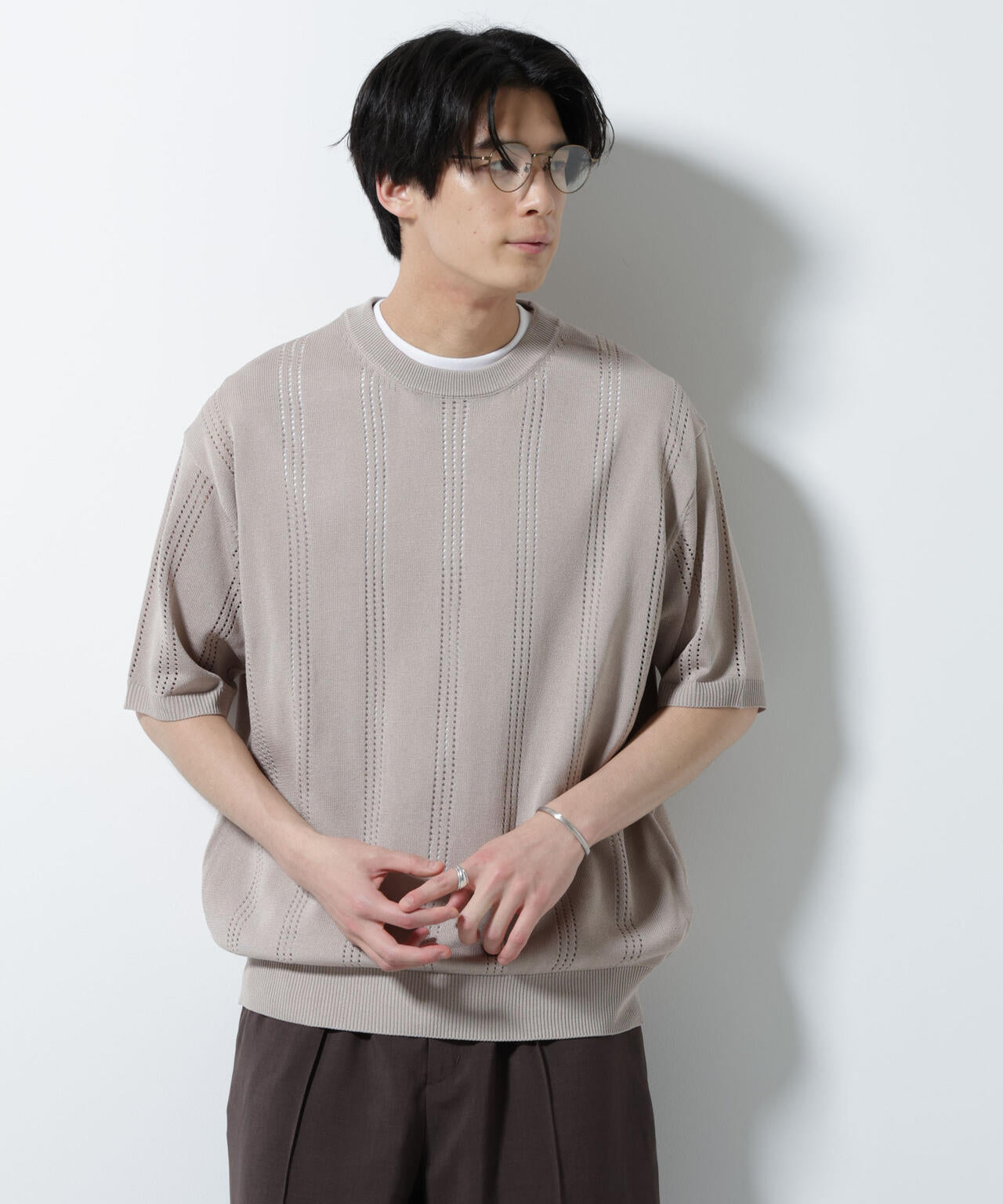 アイレットニット 半袖 6685222209