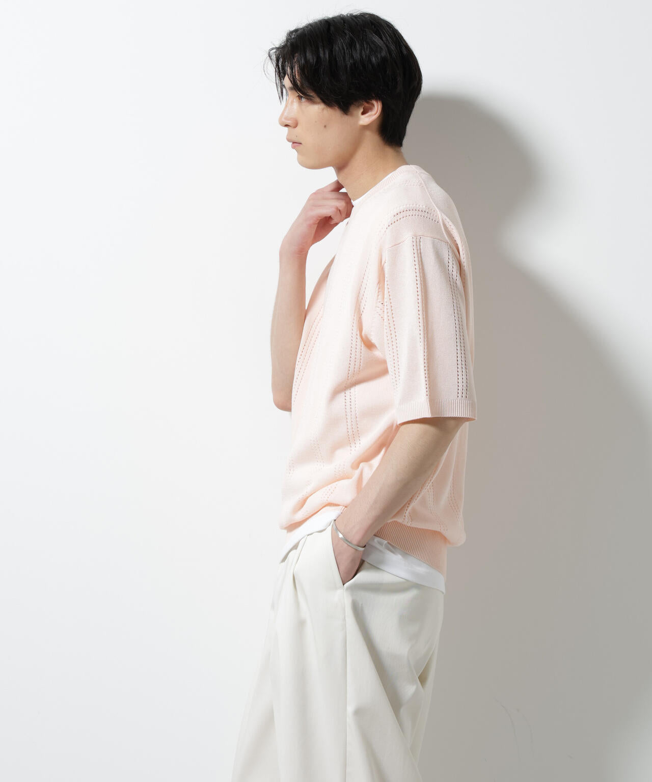 アイレットニット 半袖 6685222209