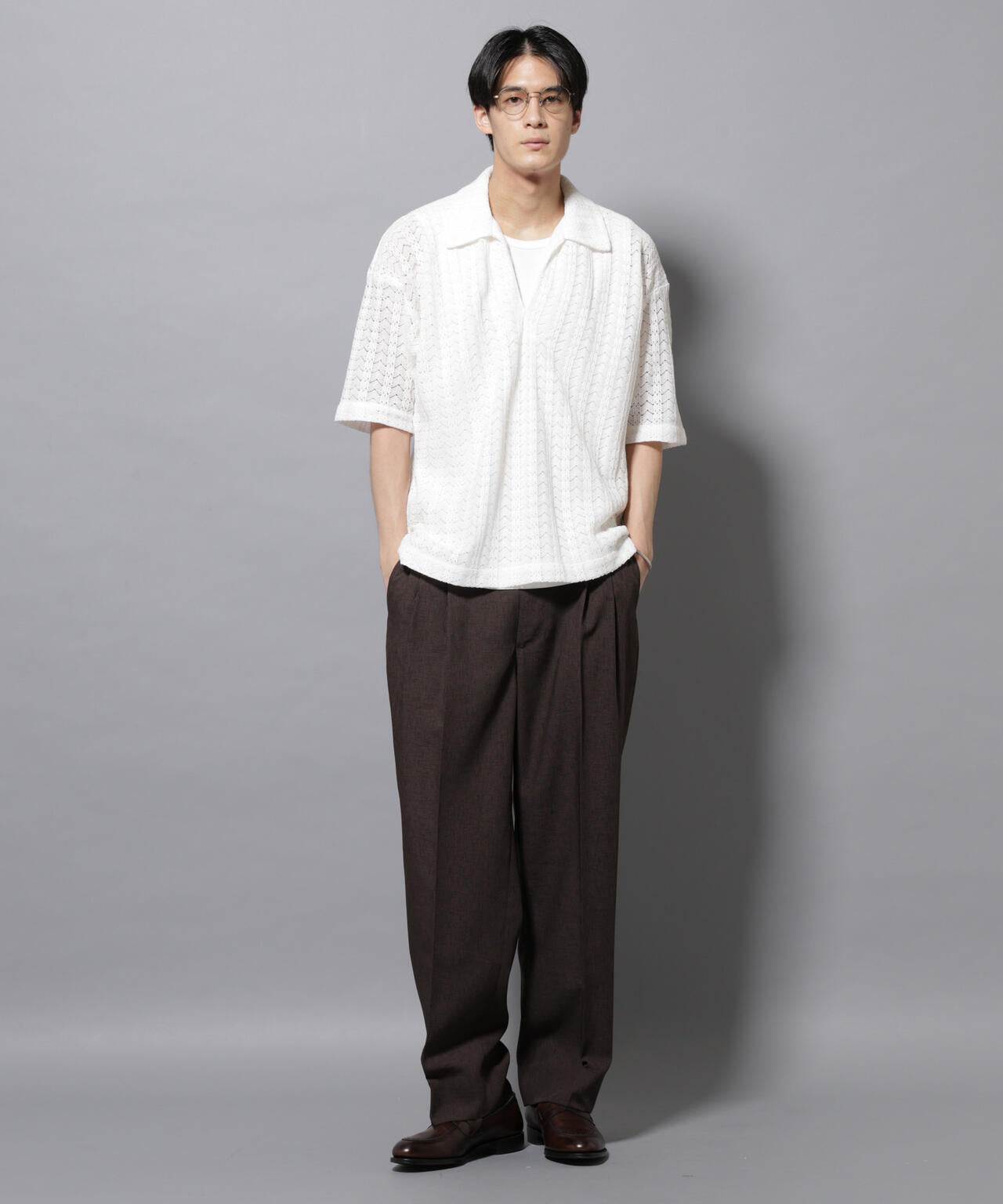 メッシュラッセル スキッパーポロ 6685222210