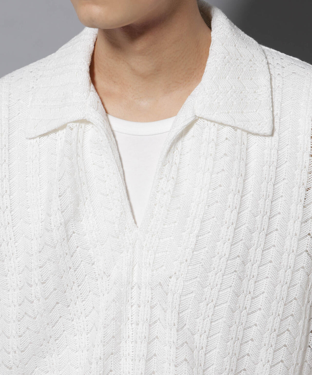 メッシュラッセル スキッパーポロ 6685222210