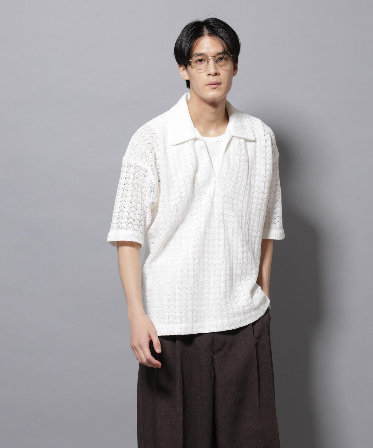 メッシュラッセル スキッパーポロ 6685222210