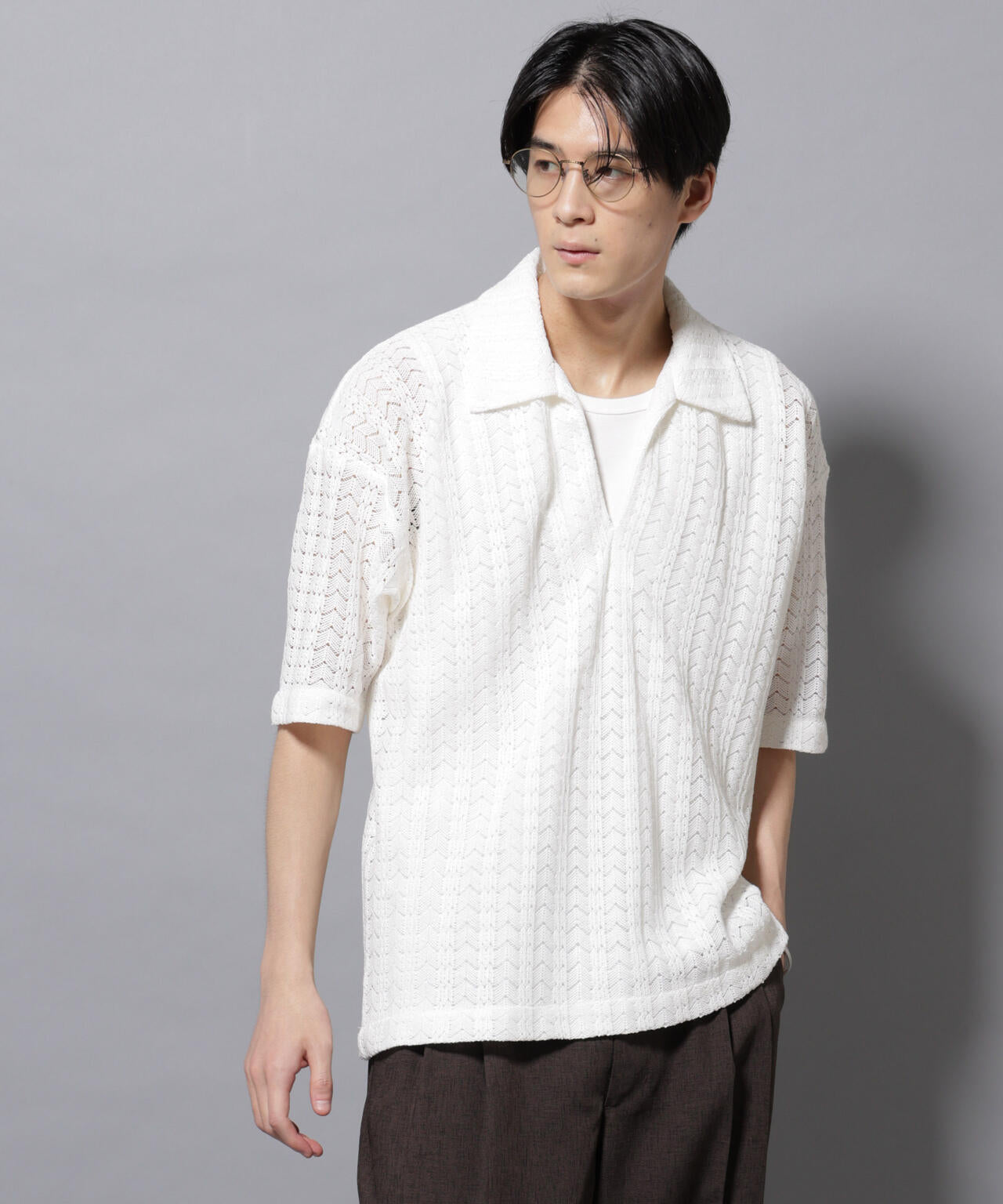 メッシュラッセル スキッパーポロ 6685222210