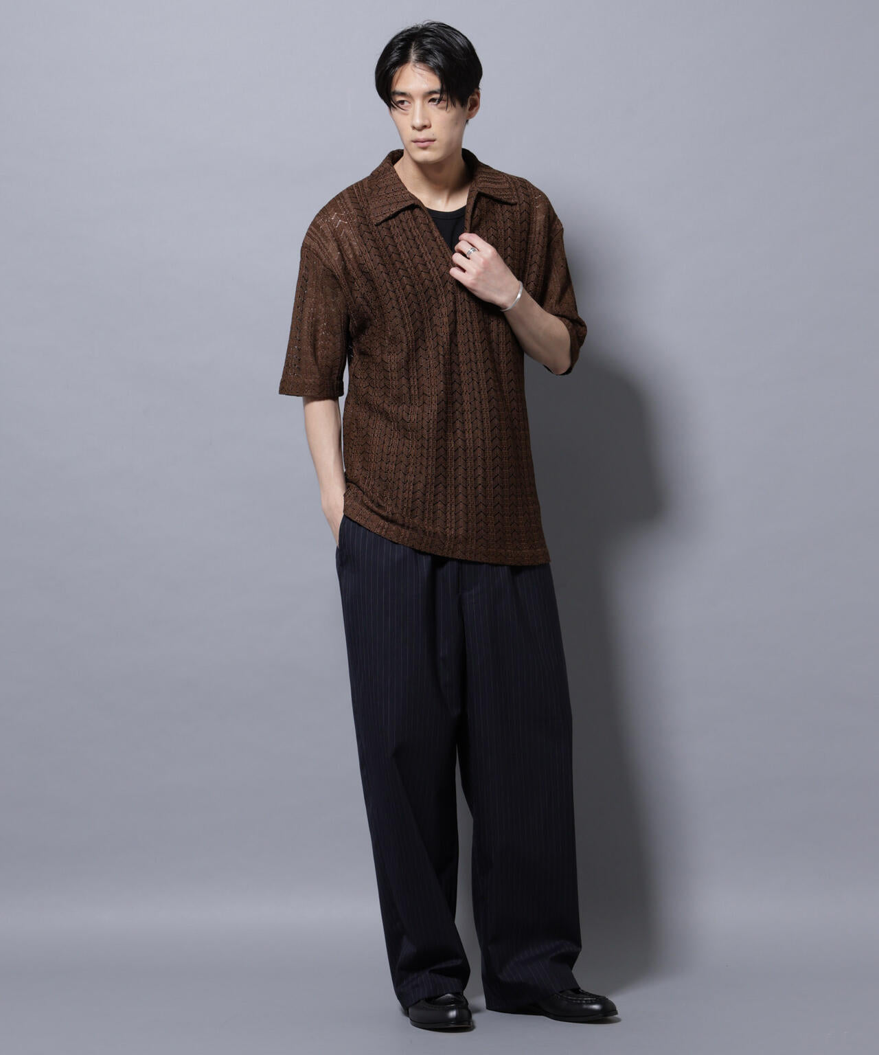 メッシュラッセル スキッパーポロ 6685222210