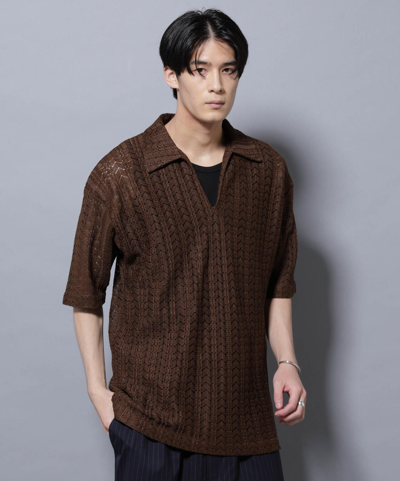 メッシュラッセル スキッパーポロ 6685222210