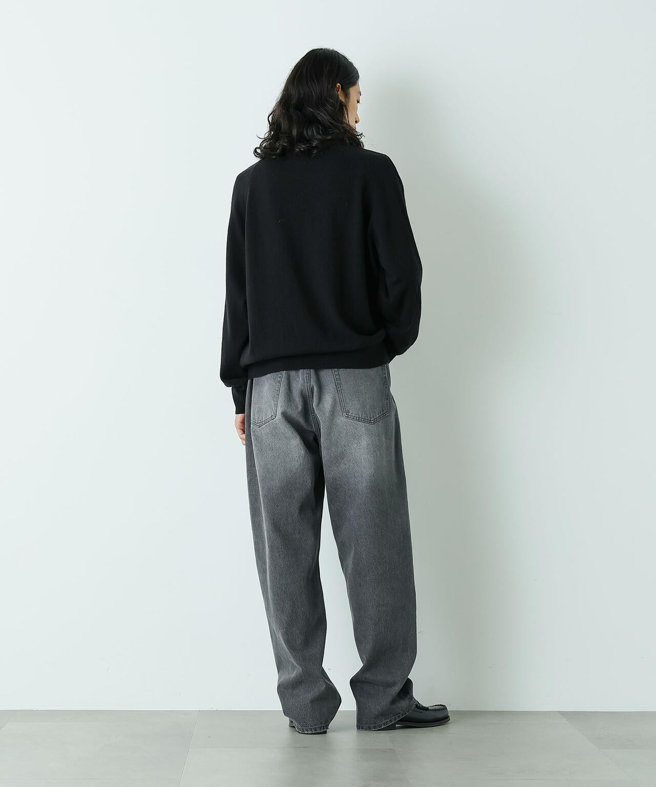 「HOTEL PALACE」 ショルダーデザインステッチタートルネックニット 6685222213