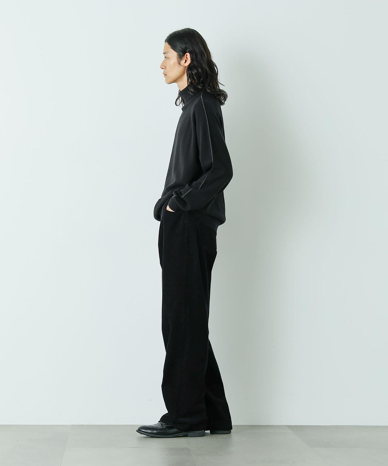 「HOTEL PALACE」 ショルダーデザインステッチタートルネックニット 6685222213