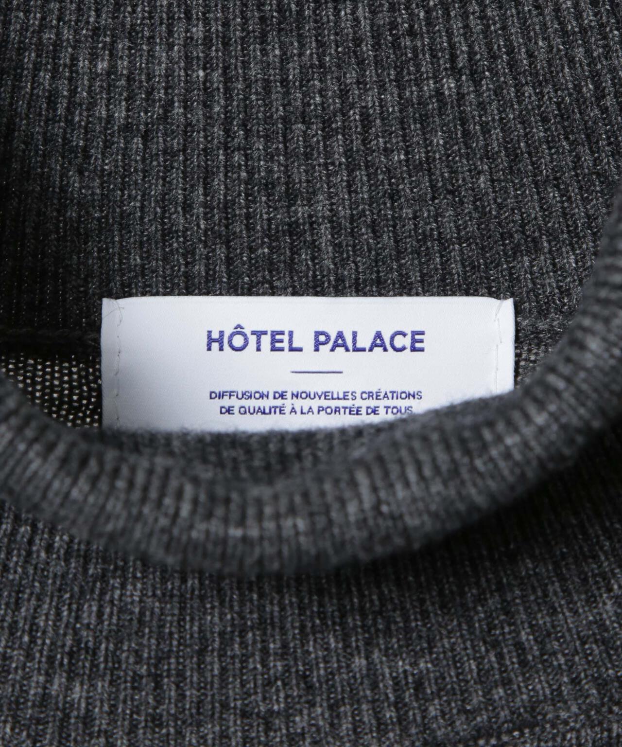 「HOTEL PALACE」 ショルダーデザインステッチタートルネックニット 6685222213