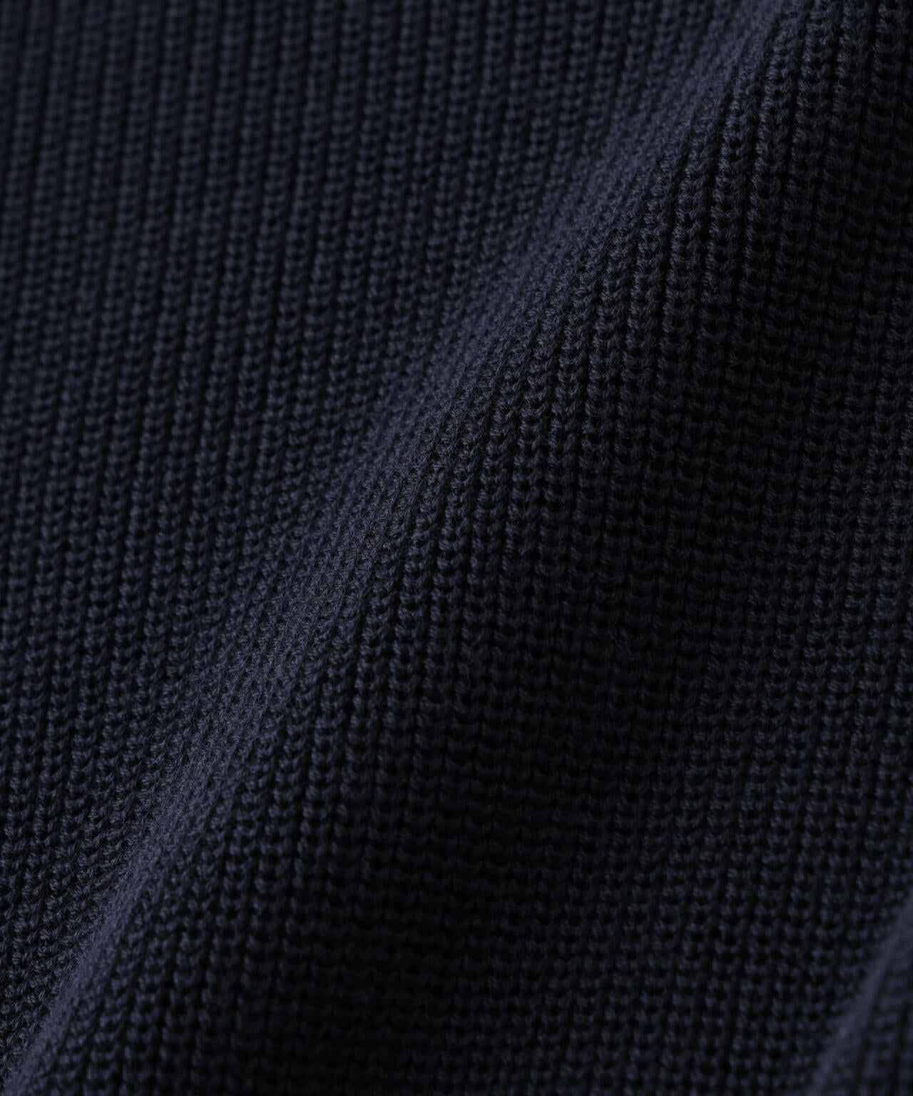 マーセライズコットン 畦クルーネックニット 6685222219