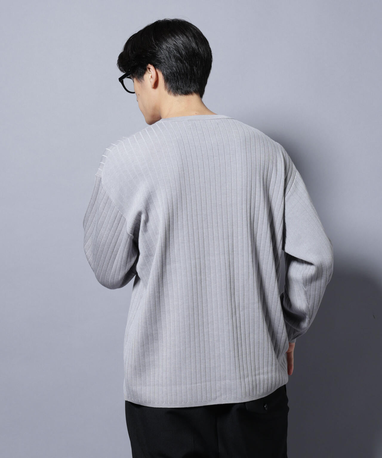 CICA&UVカット リブニットクルーネック 6685222221