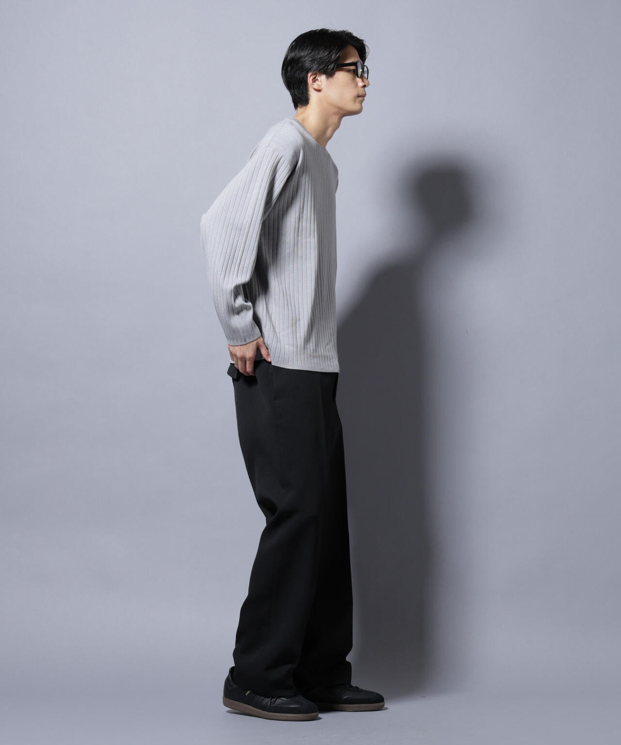 CICA&UVカット リブニットクルーネック 6685222221