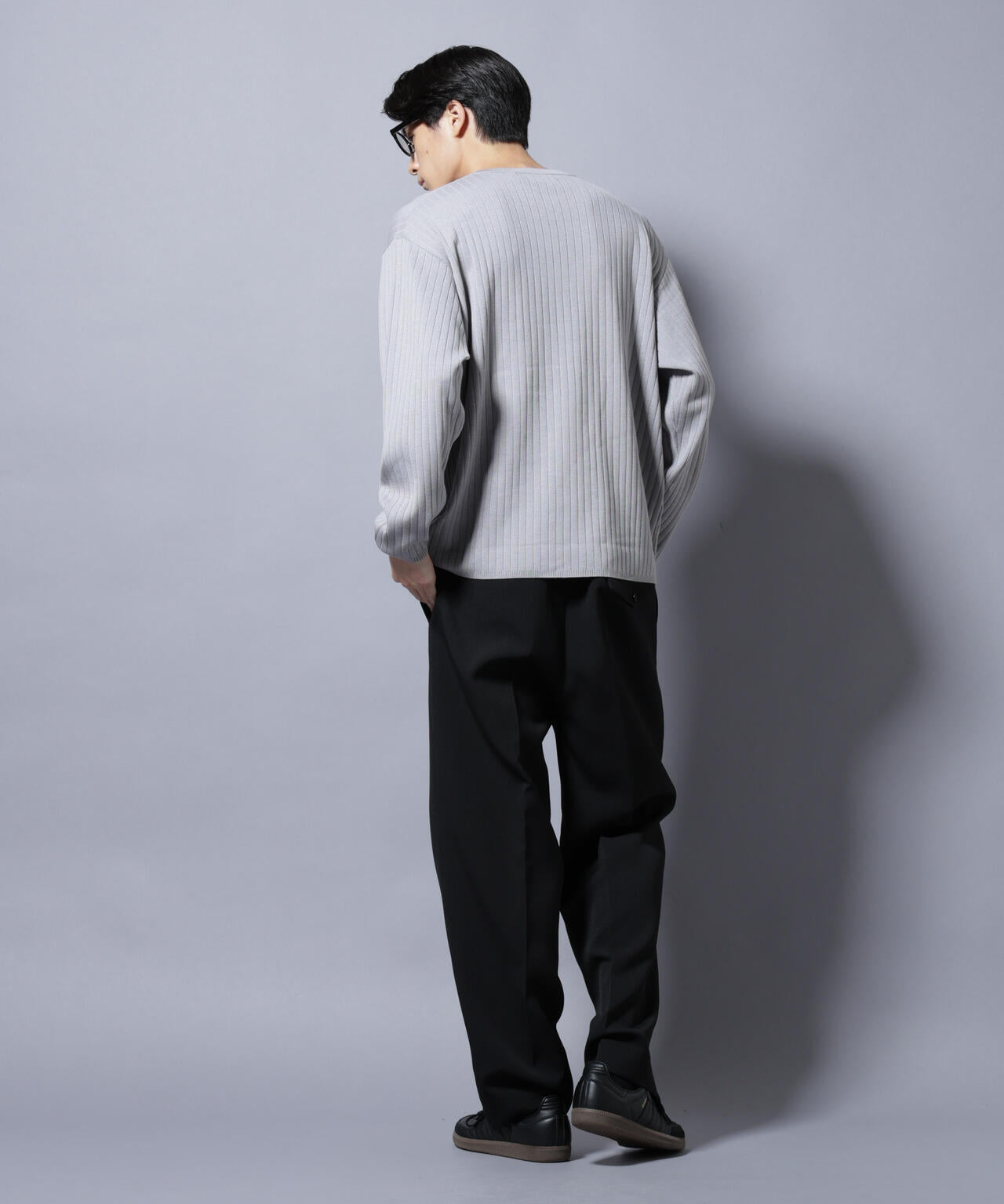 CICA&UVカット リブニットクルーネック 6685222221