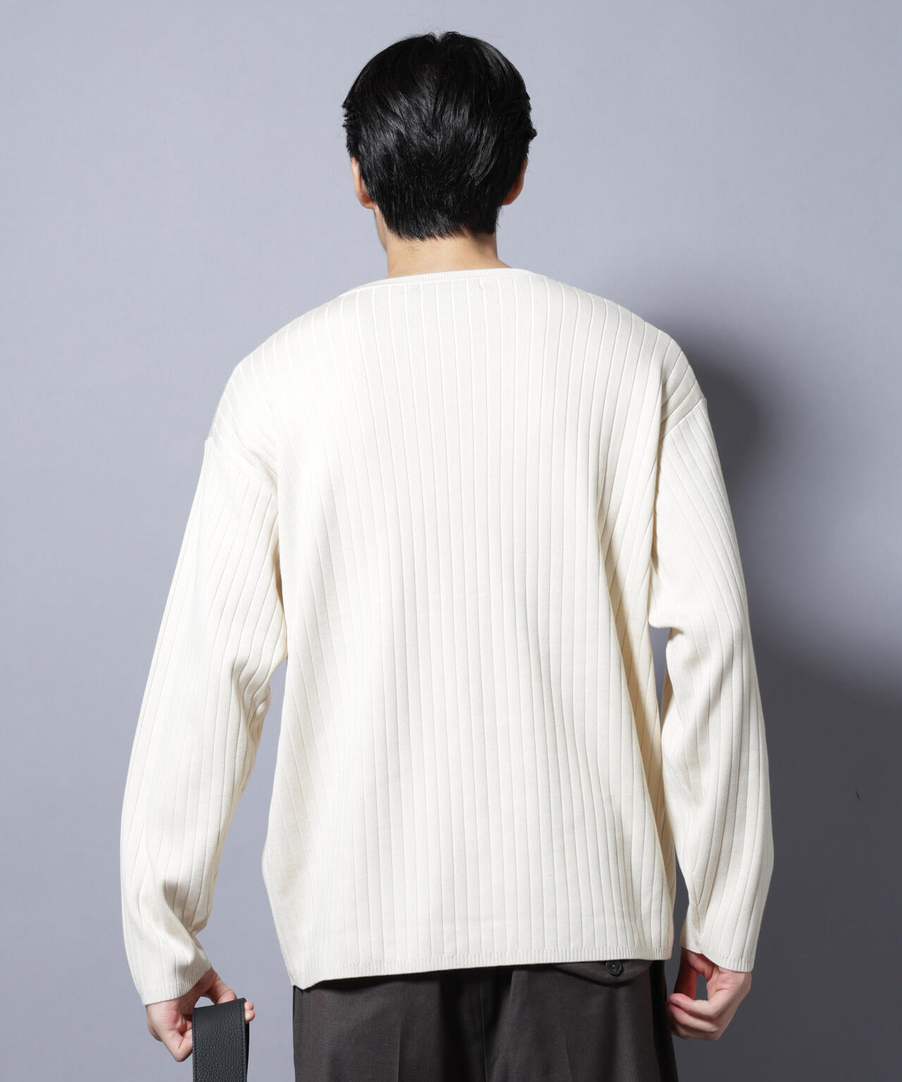 CICA&UVカット リブニットクルーネック 6685222221