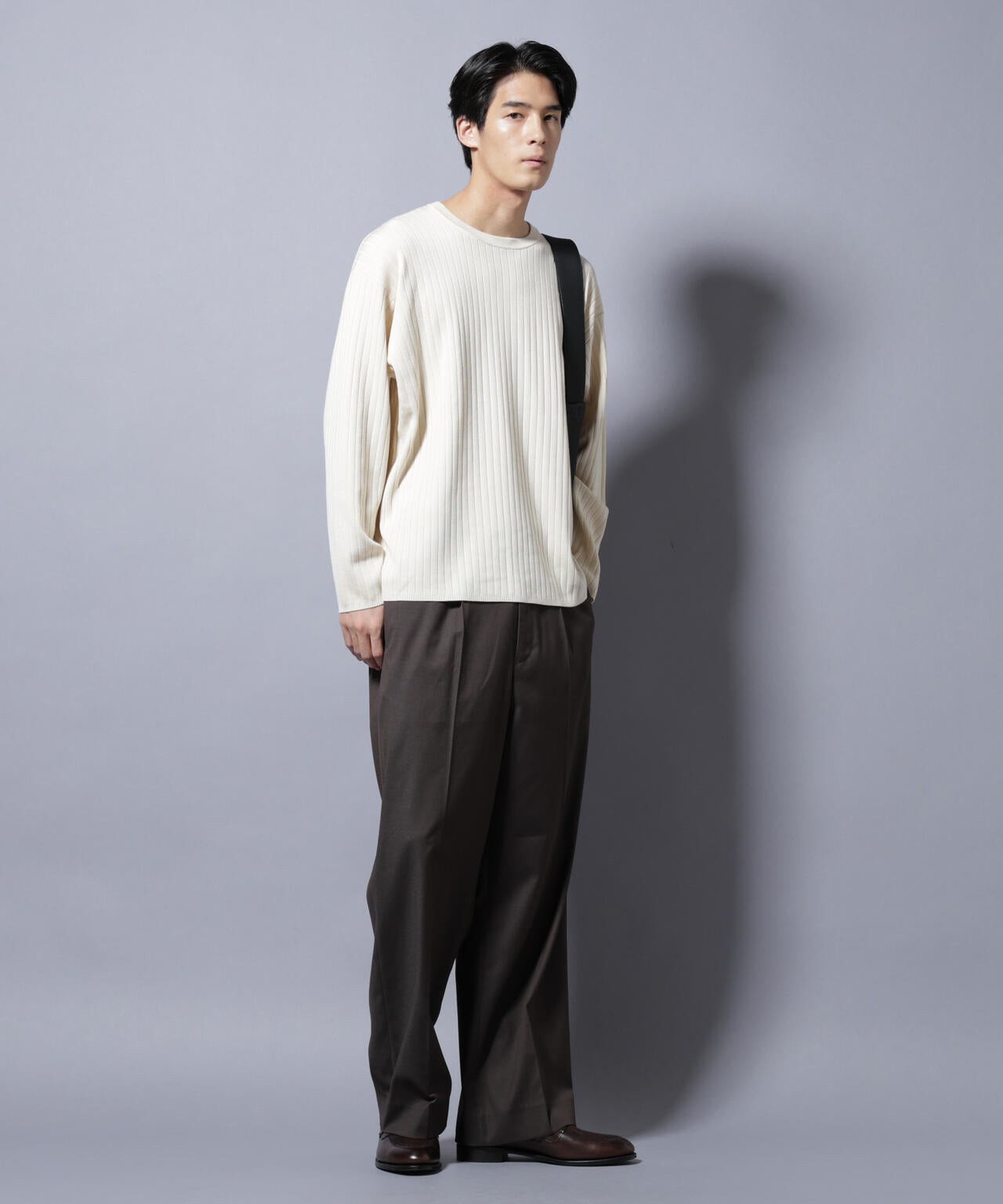 CICA&UVカット リブニットクルーネック 6685222221