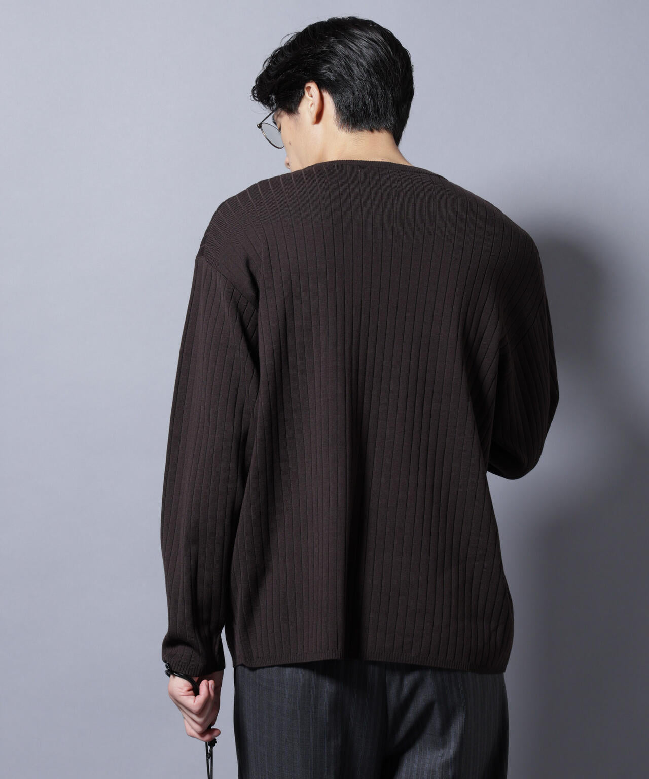 CICA&UVカット リブニットクルーネック 6685222221