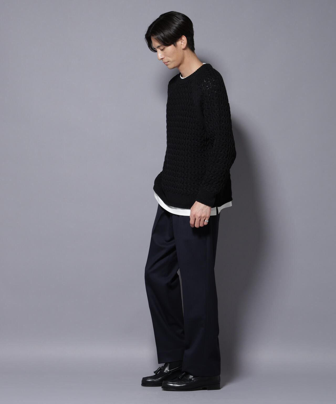 ヴァーグケーブルラグランニット 6685222229