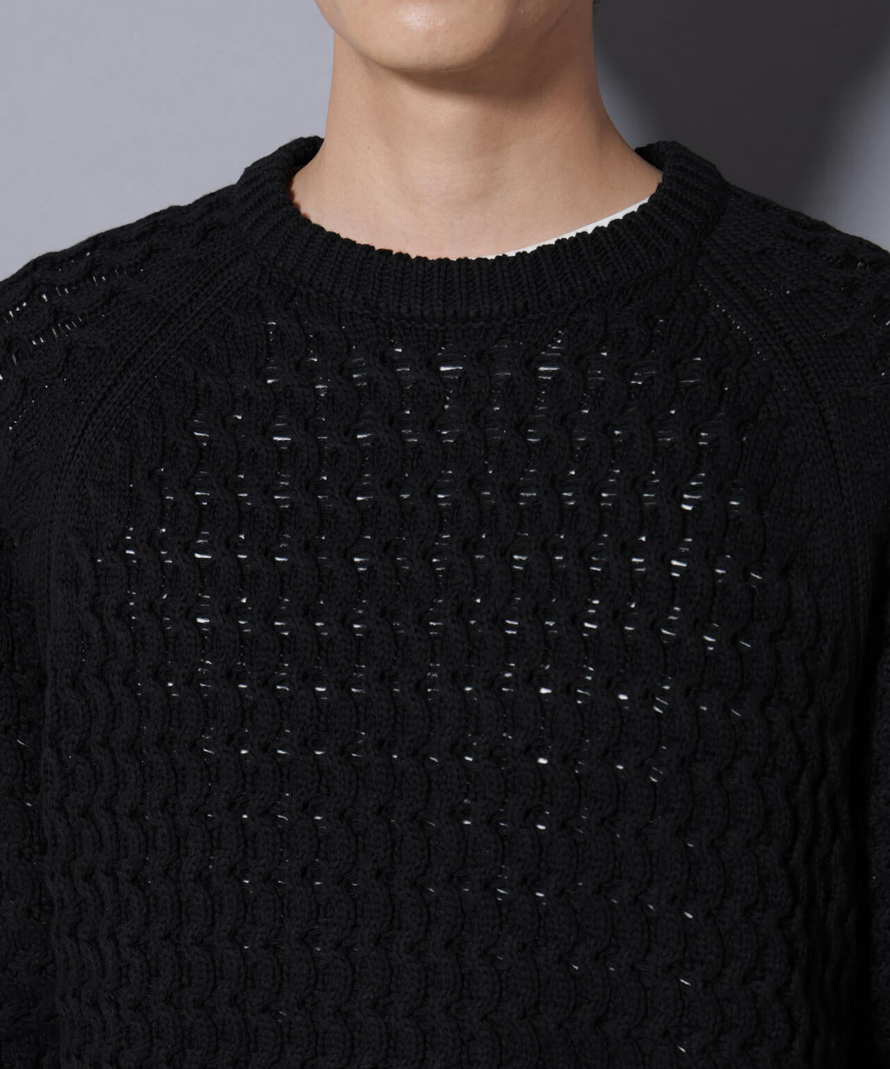 ヴァーグケーブルラグランニット 6685222229