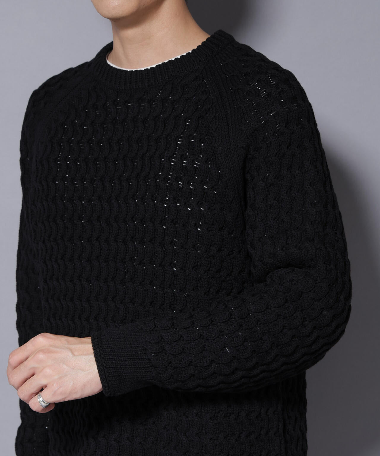 ヴァーグケーブルラグランニット 6685222229